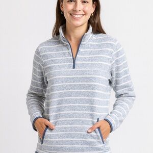 Thread & Supply Blue and White Pullover
